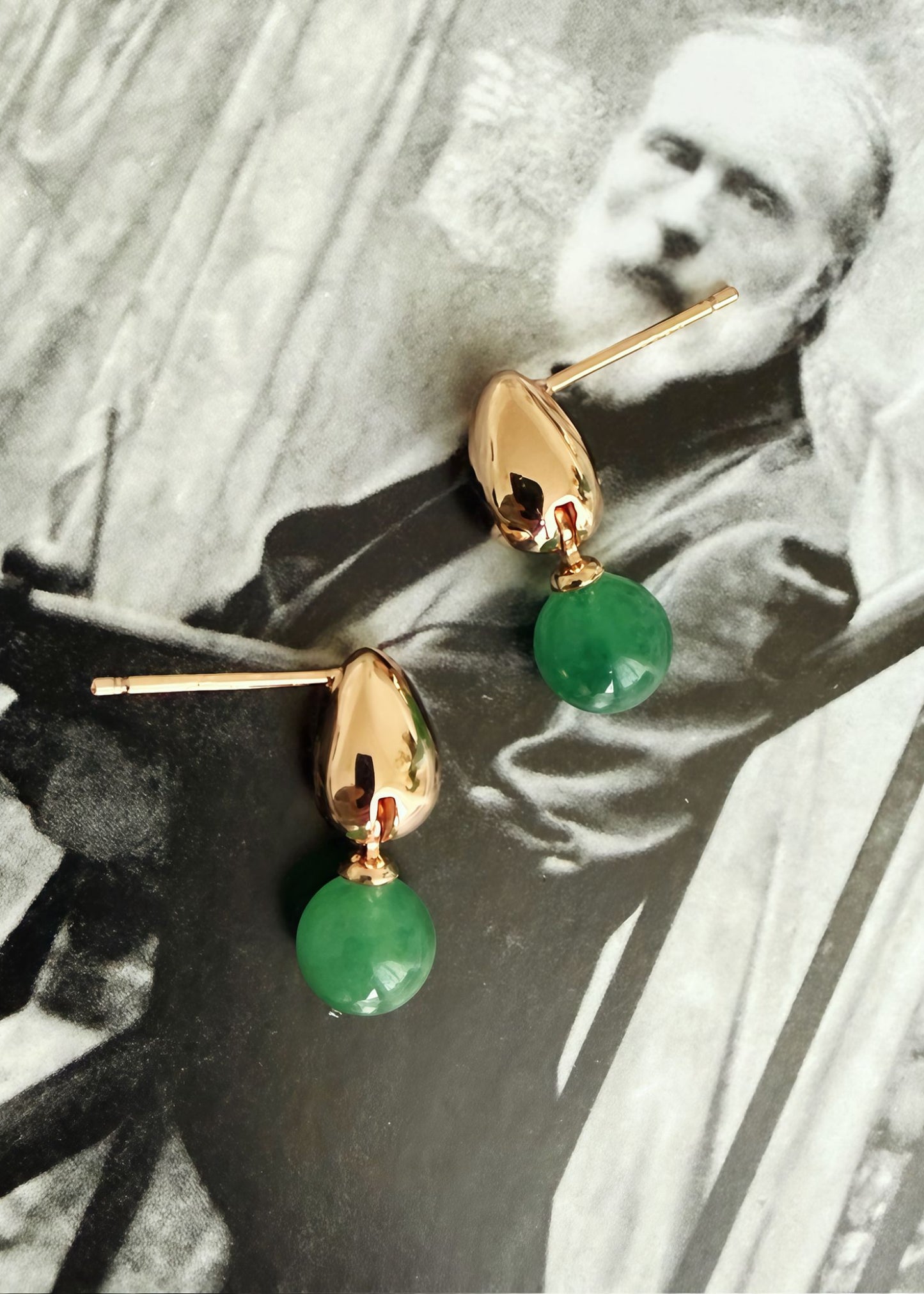 Poise by Nature – Balance Jade Drop Ohrringe