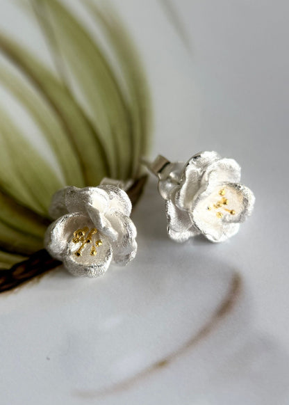 Spring Flower Ohrstecker in Silber