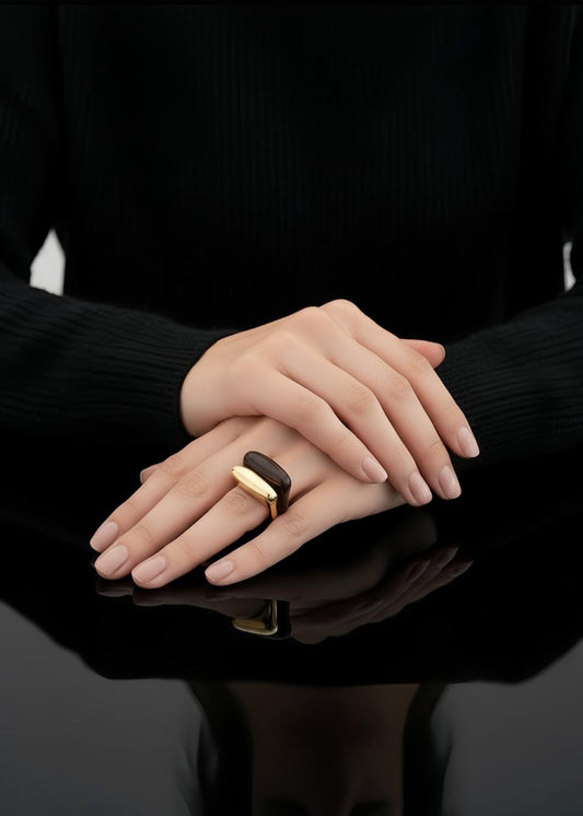 Tell Me Ring – Minimalistischer, unregelmäßiger Stackingring