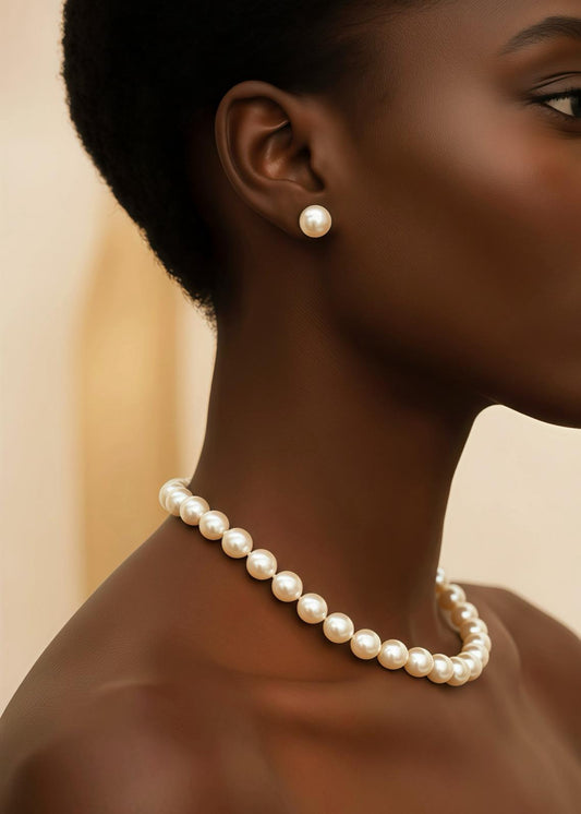 Shinier Than Pearl – Aurora Radiance Ohrstecker