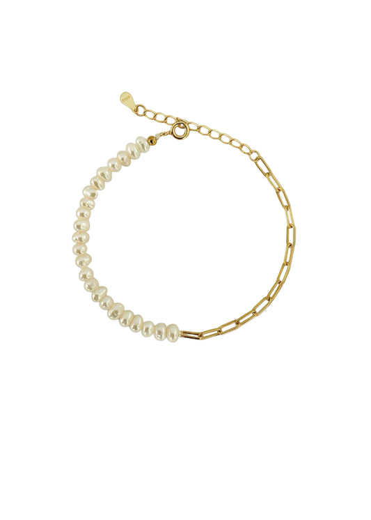 Pearlina Perlen- und Gliederarmband