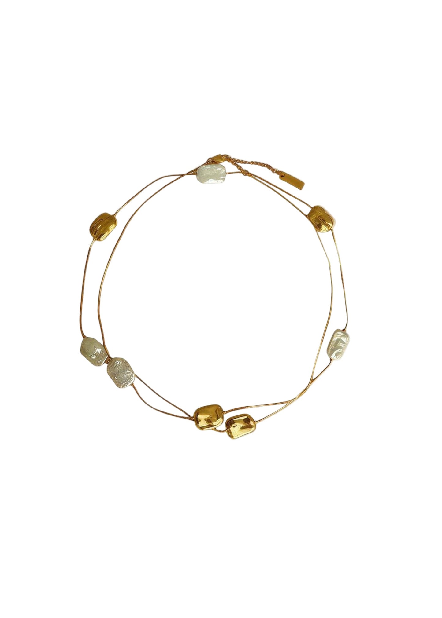 Vale Long Baroque Pearl Statement Halskette