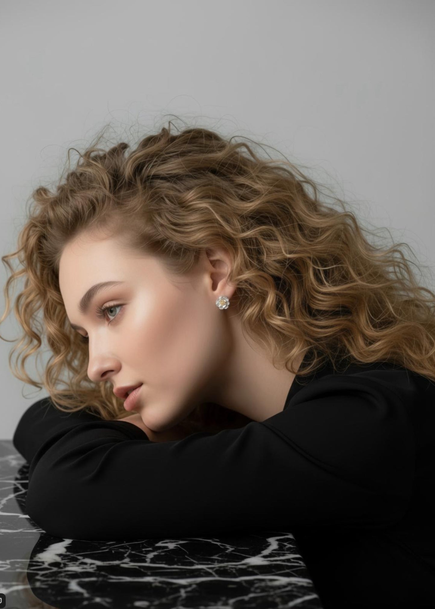 Spring Flower Ohrstecker in Silber