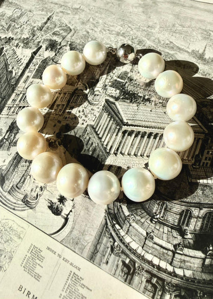 Time - Large Pearl Bracelet