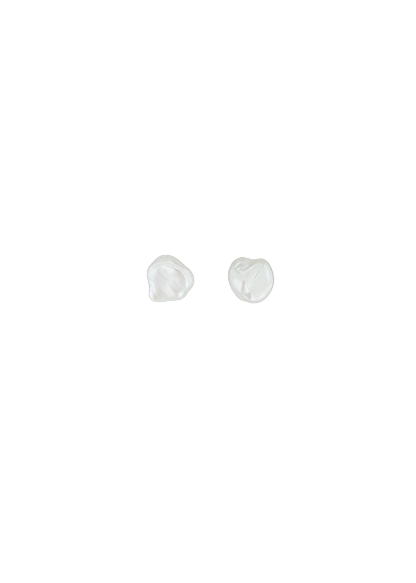 Halo Freshwater Baroque Pearl Ohrstecker