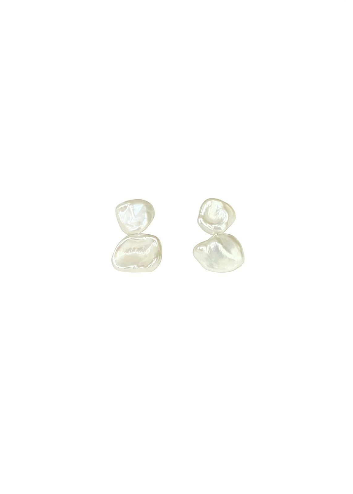 Air Freshwater Keshi Pearl Earrings