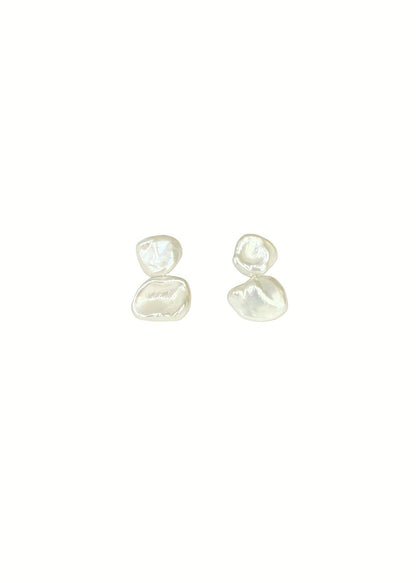 Air Freshwater Keshi Pearl Earrings