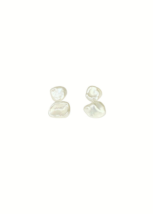 Air Freshwater Keshi Pearl Earrings